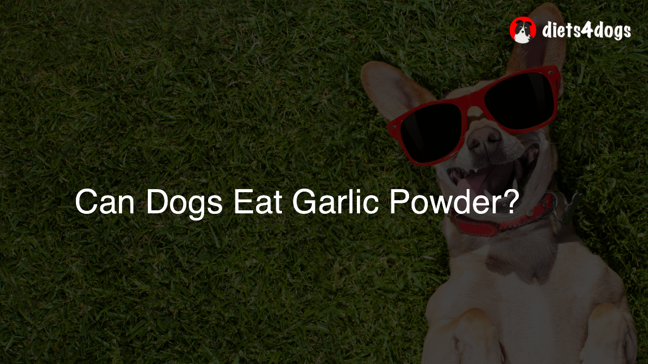 Can Dogs Eat Garlic Powder?