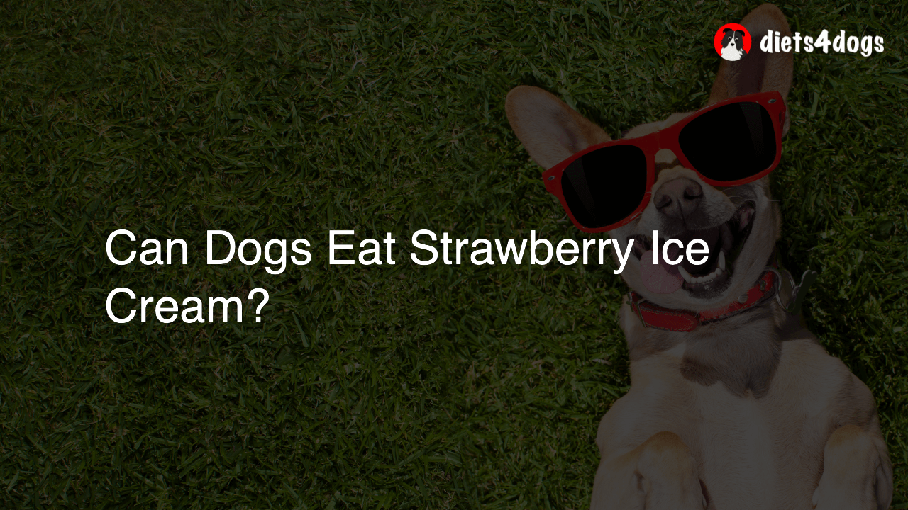 Can Dogs Eat Strawberry Ice Cream?