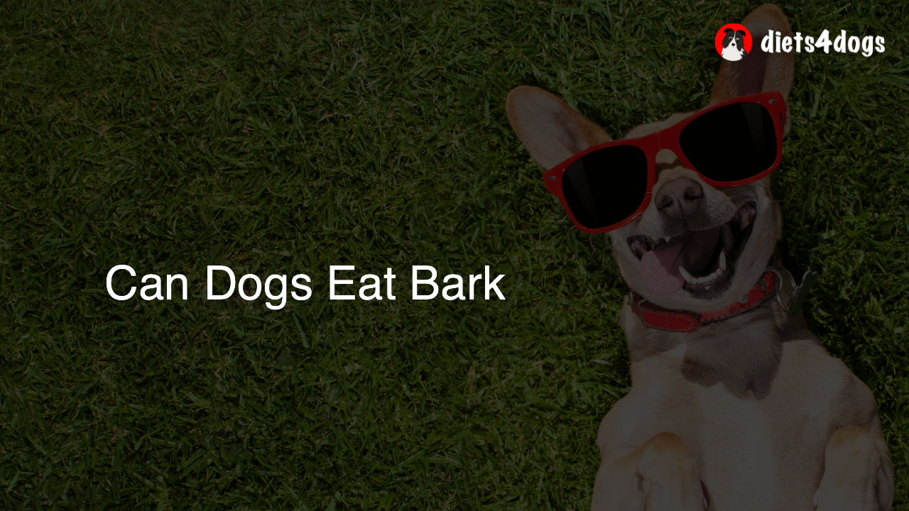 Can Dogs Eat Bark