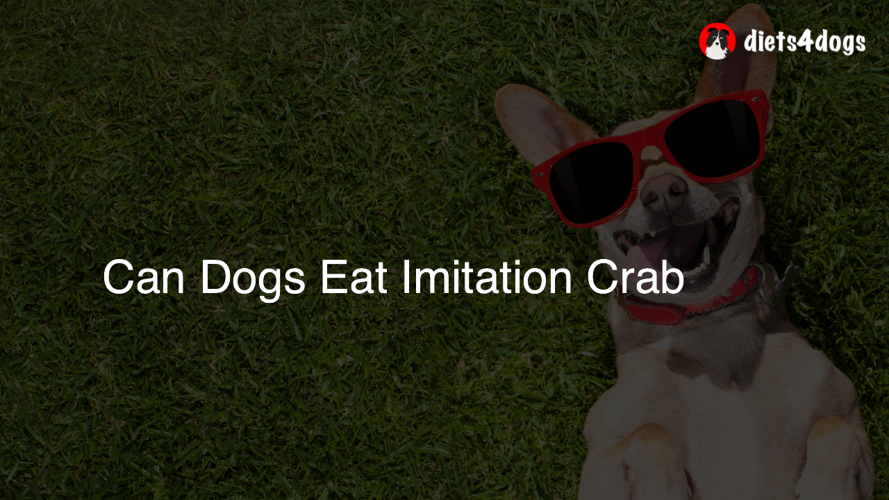 Can Dogs Eat Imitation Crab