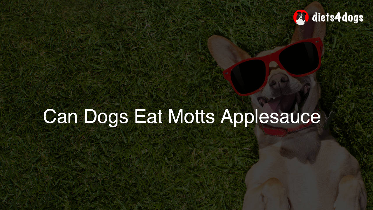 Can Dogs Eat Motts Applesauce