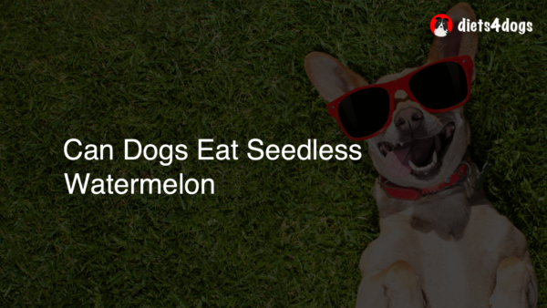 Can Dogs Eat Seedless Watermelon