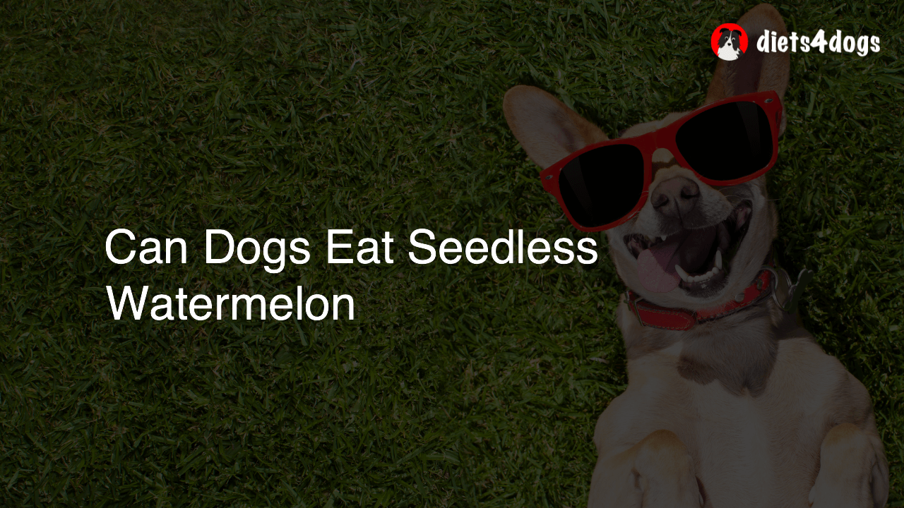Can Dogs Eat Seedless Watermelon