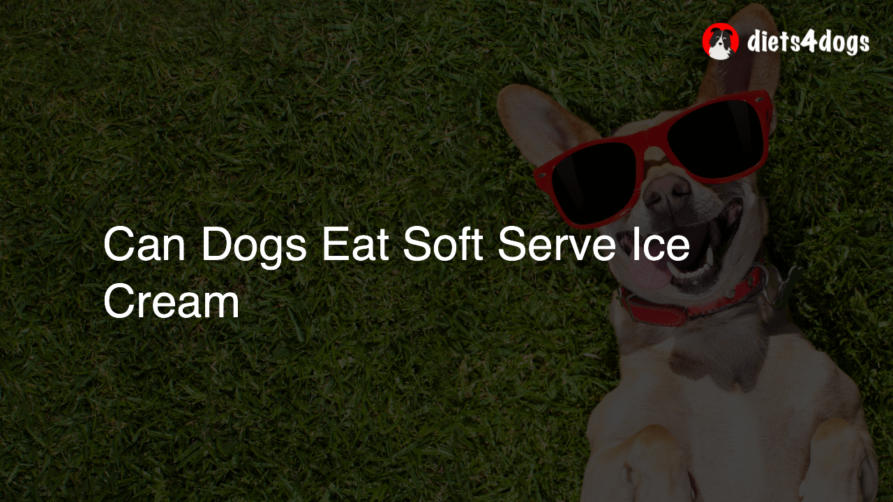 Can Dogs Eat Soft Serve Ice Cream
